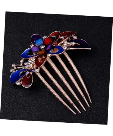 POPETPOP barrettes for women bridesmaid hair accessories goody hair clips for women vintage hair comb floral hair comb wedding jewelry for bridesmaids Fashion Headwear Wedding Headdress pin - Buy Online on GoSupps.com