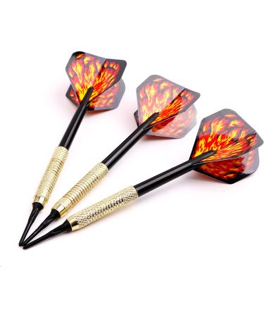 MAXMAU Soft Tip Darts for Electronic Dartboard - 18 Darts with Plastic Points and Standard Flights - Buy Online on GoSupps.com