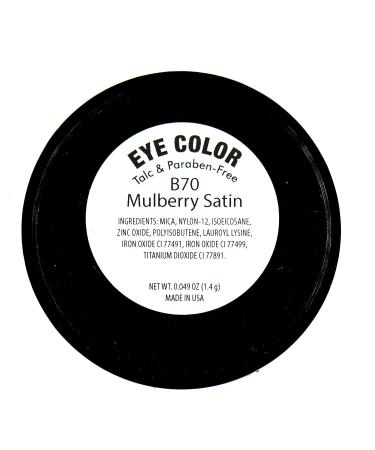 Pure Ziva Mulberry Satin Frost Vegan Eyeshadow - Talc & Paraben Free - Buy Online on GoSupps.com