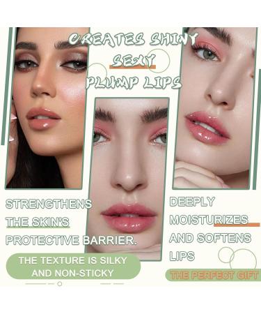 LJYBoBin Hydrating Lip Plumping Gloss Moisturizing Long Lasting Non-sticky Lip Plumper & Clear Lip Oil for Shine Sexy Fuller Lip Plumping Transparent Toot Lip Oil 1p - Buy Online on GoSupps.com