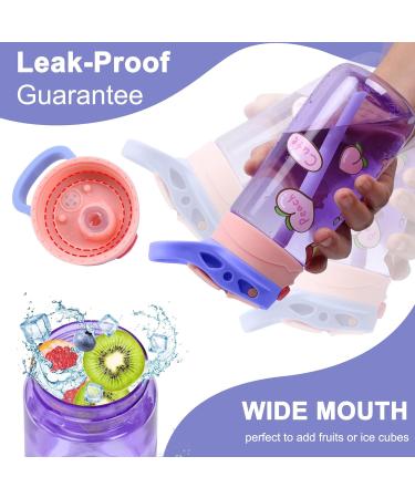 SUPPRUI Kids Water Bottle with Straw for School Leak Proof 480ML Toddler Water Bottles BPA-Free for Boys & Girls (Blue) - Buy Online on GoSupps.com