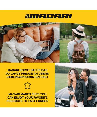 Macari Leather Cleaner 500ml - Premium Cleaner for Car Seats Furniture Jackets Handbags & Shoes | International Shipping - Buy Online on GoSupps.com