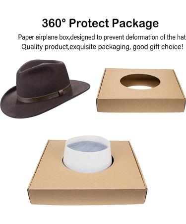 MIX BROWN Australian Wool Outback Cowboy Hat | Crushable Wide Brim Western Style | Coffee 7 3/8 - Buy Online on GoSupps.com
