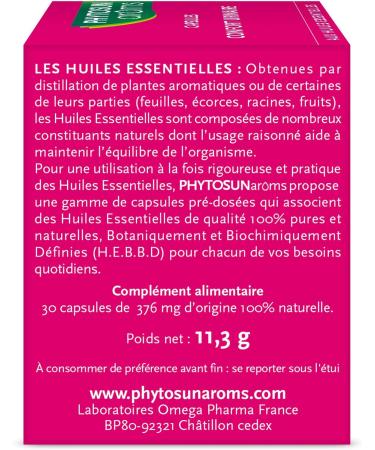 Phytosun Ar ms - Capsules confort urinaire aux Huiles Essentielles 1 x 30 Capsules (Lot de 2) 1 unit (Lot de 2) - Buy Online on GoSupps.com