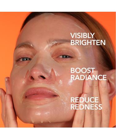 Dr. Dennis Gross Vitamin C Lactic Biocellulose Brightening Treatment Mask - Revitalize Dry, Damaged Skin (4 Pack) - Buy Online on GoSupps.com