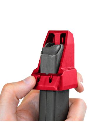 RAEIND Universal Speedloader for 9mm Double Stack Handguns Magazine Speed Loader Red