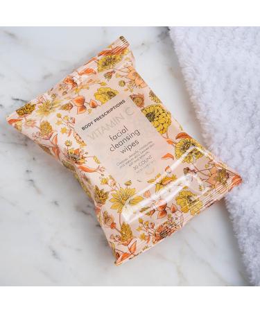 Coconut Vitamin C Rosehip & Collagen Facial Cleansing Wipes - 120 Towelettes by Beauty Concepts - Buy Online on GoSupps.com