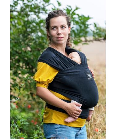 Premium Manduca Sling in Black - Comfortable Baby Carrier for Parents on the Go - Buy Online on GoSupps.com