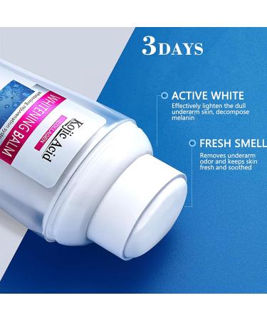 Underarm Body Balm - Kojic Acid Body Cream for Dark Skin - Collagen Body Cream for Sensitive Areas - Even Skin Tone - Armpit Body Cream - Improve Skin Reduce Odor - Buy Online on GoSupps.com