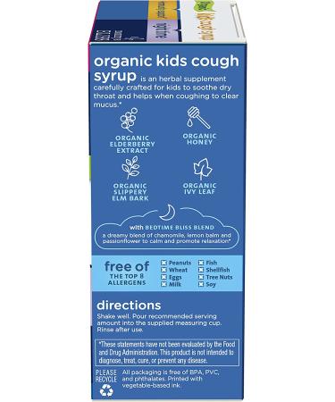 Mommy's Bliss Organic Cough Syrup & Mucus for Kids Day and Night Combo Pack - 4 Fl Oz (Pack of 2) with Vitamin C, Immunity Support, and Organic Ingredients - Buy Online on GoSupps.com