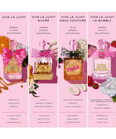 Juicy Couture Viva La Juicy Le Bubbly Eau De Parfum Luxury Women's Perfume with Notes of Champagne Inspired Pink Berries Gardenia Jasmine & Amber - Fruity & Sweet EDP Spray 0.33 Fl Oz (Pack of 1) - Buy Online on GoSupps.com