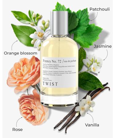 Twist - Frenzy No. 72 - Eau De Parfum Inspired by V&Rolf's Flower Bomb Long-Lasting Perfume For Women Paraben Free Vegan Clean Ingredients Fragrance - Spray 100 ml | 3.4 fl. oz. Frenzy No. 72 - Inspired by Flower Bomb 3.4 Fl Oz (Pack of 1) - Buy Online on GoSupps.com