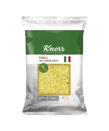 Knorr Fusilli Pasta - spiral pasta made from durum wheat semolina pasta bulk pack 3 kg (1 pack)