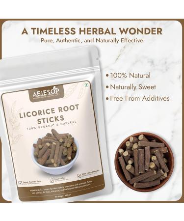 AEJESOP Licorice (Mulethi) Sticks 7oz(200g) - Buy Online on GoSupps.com