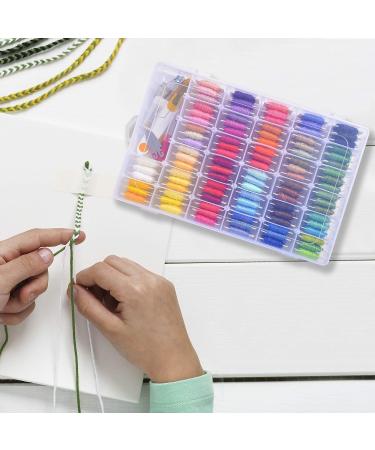 Peirich Embroidery Floss Cross Stitch Supplies Kit with Organizer Box - Perfect Gift for Halloween, Christmas, Birthday - Buy Online on GoSupps.com