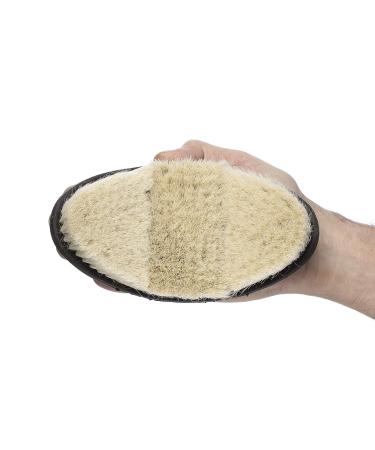 Flexi Goats Hair Body Brush - Black | Premium Quality for Gentle Grooming - Buy Online on GoSupps.com