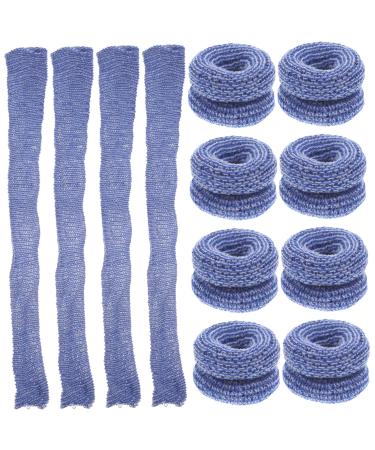 Toddmomy Cap Finger cots Finger Support Sleeve Finger Thumb tip Protector Finger Cap Finger Covers Finger Sleeves Finger Finger Tips Cotton Office Sleeves Blue 24X2.5CM