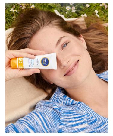 Nivea Sun Face Cream Sensitive SPF 50 - High Protection for Sensitive Skin | 50ml - Best International Shipping - Buy Online on GoSupps.com