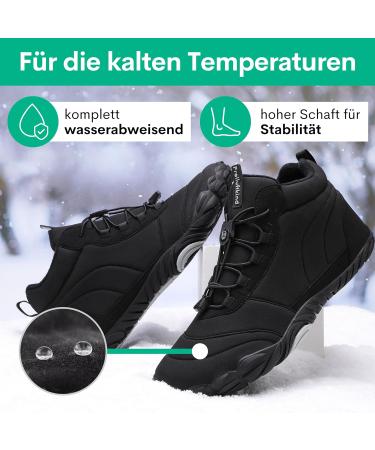 Free Air Child Kepler Barefoot Shoes - Warm Water-Repellent | Perfect Adventure Footwear | 48 EU Black - Buy Online on GoSupps.com