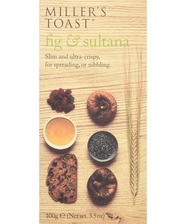Artisan Biscuits Miller's Toast Fig and Sultana 100 g