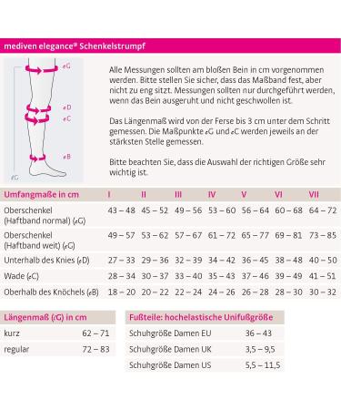 Medi Medive Elegance 0268C11 Women's Compression Stockings CCL2 | Closed Lace | Far Nubic Ligament | Cashmere | Gr.I Normal - International Shipping Available - Buy Online on GoSupps.com