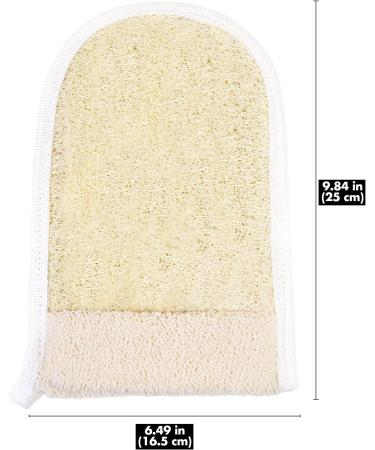 Jairestone Dual-Sided Exfoliating Body Scrubbing Loofah Sponge for Men & Women - Turkish Shower Loufa - Deep Exfoliator Bath Glove Pad - Improves Skin Texture - Buy Online on GoSupps.com