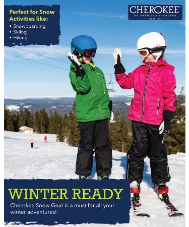 Cherokee Kids' Snow Pants - Insulated Heavyweight Water-Resistant Ski Pants for Boys and Girls (Size 5-6, Berry) - Buy Online on GoSupps.com