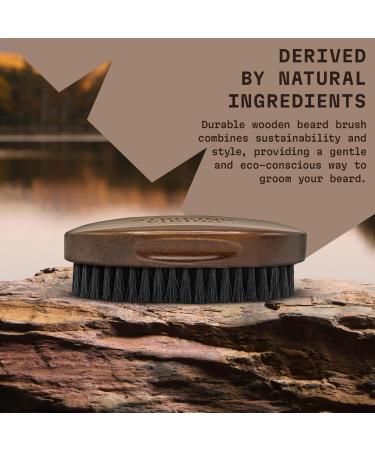 Striking Vikings Boar Bristle Beard Brush for Men - Ergonomic design Beard Brush made of Naturally Derived Beach Wood - Facial Hair Beard Brush for Men s Grooming & Beard Care - Buy Online on GoSupps.com