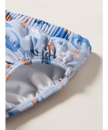 Playshoes Unisex Kids UV Protection Diaper Pants Swim Trunks - Dino Allover Sizes 86/92 | International Shipping Available - Buy Online on GoSupps.com