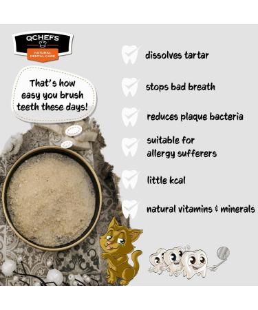 Qchefs Dental Flips: Dental Care Cat Stick Chewing Antibacterial Teeth Cleaning with Tartar - Buy Online on GoSupps.com