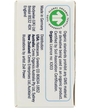 Natracare Normal Tampons - 20 Eco-Friendly Organic Cotton Tampons | International Shipping Available - Buy Online on GoSupps.com