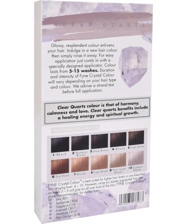 FYNE Crystal Colour Grey Light Clear Quartz - Semi Permanent Hair Dye with Built-in Conditioner for Women - Buy Online on GoSupps.com