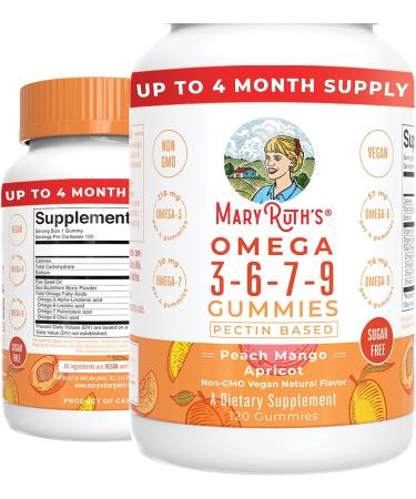 MaryRuth's Teen Multivitamin & Omega 3 6 7 9 Gummies Bundle | Vitamin C, D, E, Biotin, Zinc | Immune, Skin, Hair & Heart Health Support - Buy Online on GoSupps.com