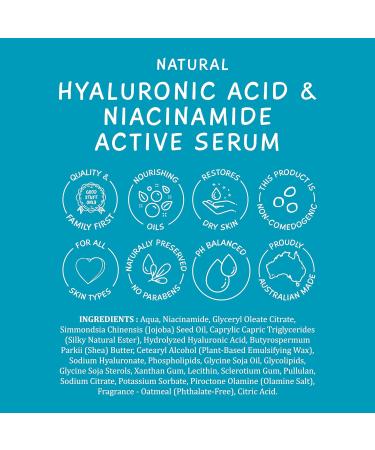 MooGoo Hyaluronic Acid (2%) & Niacinamide (10%) Serum 25ml Best natural skin brightening face serum to reduce pigmentation and skin dryness. - Buy Online on GoSupps.com