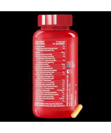 HAIRtamin Vegan Hair Vitamins | 30 Capsules for Faster Hair Growth - Buy Online on GoSupps.com