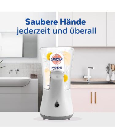 Sagrotan No-Touch Fuss Flower & Chamomile Soap - 5 x 250 ml Automatic Dispenser Hand Soap - Ideal for Easy Hygiene - Buy Online on GoSupps.com