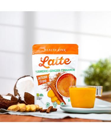  Health Link HEALTH LINK Curcuma-gingembre bio - Cannelle - Latte Drink - Organic Turmeric-Ginger Cinnamon - 300 g - Buy Online on GoSupps.com