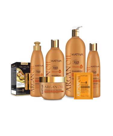 Kativa Argan Oil Shampoo 1000ml - Nourishing Sulfate-Free Hair Care | Buy Internationally Online - Buy Online on GoSupps.com