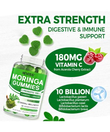 2 Pack Turmeric Ginger Gummies + 2 Pack Moringa Gummies - Buy Online on GoSupps.com