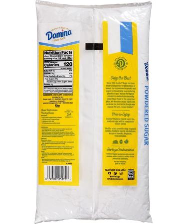 Domino Premium Cane Powdered Sugar - 2 LB Bag, Pack of 2 - Buy Online on GoSupps.com