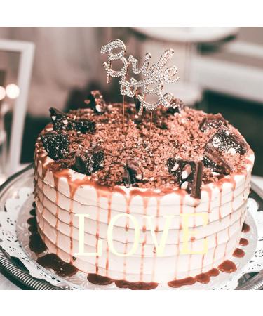 Letter Cake Toppers Acrylic Alphabet Cupcake Topper A-Z Cake Letters DIY Cake Decorations for Birthday Wedding Graduation Baby Shower 3D Gold - Buy Online on GoSupps.com