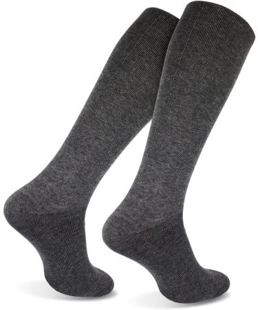 Buy Tarjane 2 Pairs Compression Knee High Stockings - Unisex Support Socks in Anthracite 47/50 | Worldwide Shipping Available - Buy Online on GoSupps.com