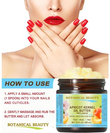 Botanical Beauty APRICOT KERNEL OIL BUTTER Pure Natural Virgin Unrefined RAW for FACE SKIN BODY DAMAGED HAIR NAILS. Rich in Gamma Linoleic Acid Vitamin E (4 Fl Oz) 4 Fl Oz (Pack of 1) - Buy Online on GoSupps.com