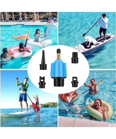 Inflatable SUP Pump Adaptor Converter for Boat, Paddle Board, Kayak, Dinghy & Bed - Blue - Buy Online on GoSupps.com