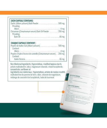 Genestra Brands - Allisyn - Garlic and Cinnamon Herbal Formula - 60 Vegetable Capsules - Buy Online on GoSupps.com