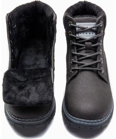 ANJOUFEMME Women's Winter Hiking Snow Boots 7.5 - 2001 Black - Buy Online on GoSupps.com