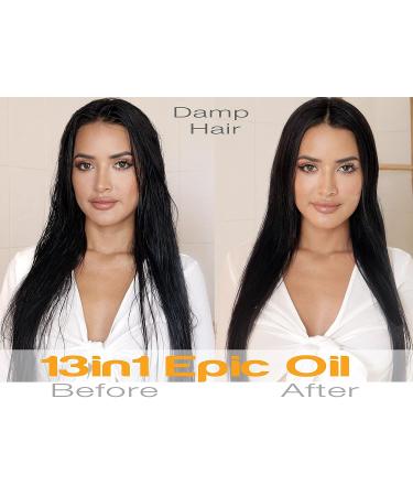 Sustainable Glam 13in1 Epic Hair Oil with Argan & Coconut Oil - Vegan, Sulfate & Paraben-Free - Buy Online on GoSupps.com