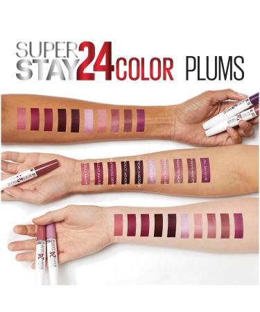 Maybelline SuperStay 24-Hour Liquid Lipstick in Extreme Aubergine 270 - 1 Count - Buy Online on GoSupps.com