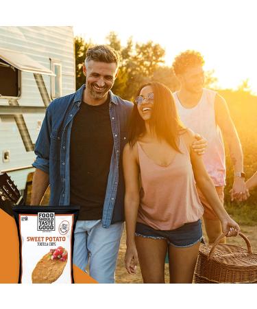 Food Should Taste Good Sweet Potato Tortilla Chips - Gluten Free, 5.5 oz (Pack of 1) - Buy Online on GoSupps.com