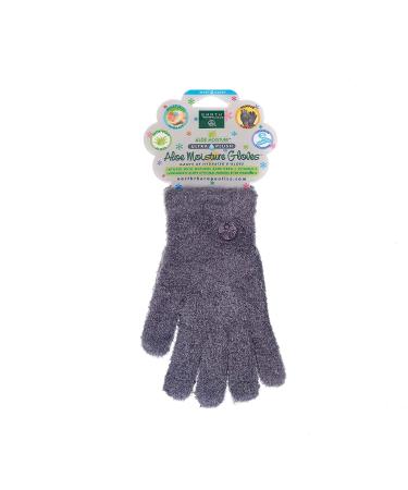Earth Therapeutics Aloe Infused Moisture Gloves in Gray - Hydrating Hand Treatment - Buy Online on GoSupps.com